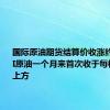 国际原油期货结算价收涨约2% WTI原油一个月来首次收于每桶80美元上方