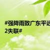 #强降雨致广东平远38死2失联#