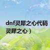 dnf灵犀之心代码（dnf灵犀之心）