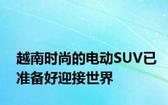 越南时尚的电动SUV已准备好迎接世界