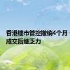 香港楼市管控撤销4个月 一二手成交后继乏力