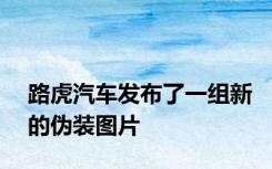 路虎汽车发布了一组新的伪装图片