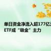 单日资金净流入超177亿元 宽基ETF成“吸金”主力