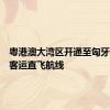 粤港澳大湾区开通至匈牙利首条客运直飞航线