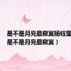是不是月亮最寂寞杨钰莹剧照（是不是月亮最寂寞）