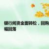 银行间资金面转松，回购利率大幅回落