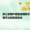 浙江省桐庐县智能网联车测试应用平台和场景发布