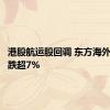 港股航运股回调 东方海外国际涨跌超7%