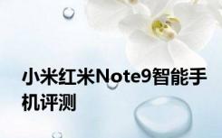 小米红米Note9智能手机评测