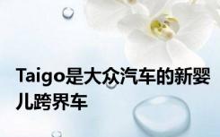 Taigo是大众汽车的新婴儿跨界车