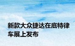 新款大众捷达在底特律车展上发布