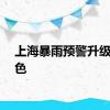 上海暴雨预警升级为黄色