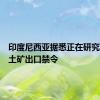 印度尼西亚据悉正在研究放宽铝土矿出口禁令