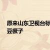 原来山东卫视台标不是豆橛子