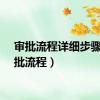 审批流程详细步骤（审批流程）