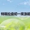 特斯拉盘初一度涨超5%