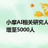 小摩AI相关研究人员将增至5000人