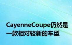 CayenneCoupe仍然是一款相对较新的车型