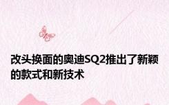 改头换面的奥迪SQ2推出了新颖的款式和新技术