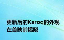 更新后的Karoq的外观在首映前揭晓