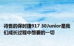待售的保时捷917 30Junior是我们成长过程中想要的一切