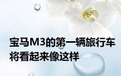 宝马M3的第一辆旅行车将看起来像这样
