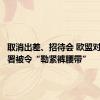 取消出差、招待会 欧盟对外行动署被令“勒紧裤腰带”