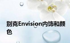别克Envision内饰和颜色