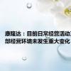 康隆达：目前日常经营活动正常 外部经营环境未发生重大变化