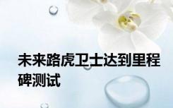 未来路虎卫士达到里程碑测试