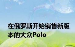 在俄罗斯开始销售新版本的大众Polo