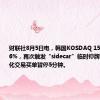 财联社8月5日电，韩国KOSDAQ 150期货下跌6%，再次触发“sidecar”临时停牌机制，程序化交易买单暂停5分钟。