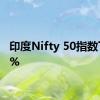 印度Nifty 50指数下跌2%