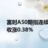 富时A50期指连续夜盘收涨0.38%