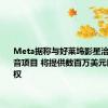 Meta据称与好莱坞影星洽谈AI语音项目 将提供数百万美元以获取授权
