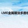 LME金属期货多数收涨