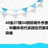 40金27银24铜创境外参赛最好成绩，中国体育代表团在巴黎实现多项突破
