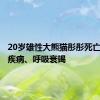 20岁雄性大熊猫彤彤死亡：突发疾病、呼吸衰竭