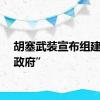 胡塞武装宣布组建“新政府”
