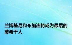 兰博基尼和布加迪将成为最后的莫希干人