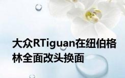 大众RTiguan在纽伯格林全面改头换面