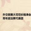 外交部美大司司长杨涛会见美国青年政治家代表团
