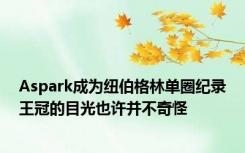 Aspark成为纽伯格林单圈纪录王冠的目光也许并不奇怪