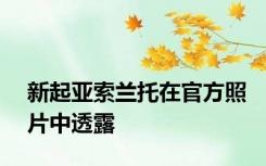 新起亚索兰托在官方照片中透露