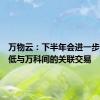 万物云：下半年会进一步主动降低与万科间的关联交易