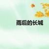 雨后的长城