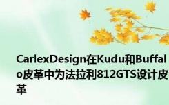 CarlexDesign在Kudu和Buffalo皮革中为法拉利812GTS设计皮革