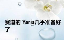 赛道的 Yaris几乎准备好了