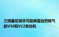 兰博基尼将尽可能保留自然吸气的V10和V12发动机