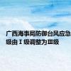 广西海事局防御台风应急响应等级由Ⅰ级调整为Ⅲ级